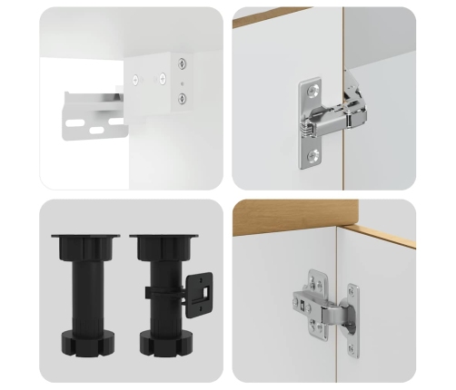 11-Daļīgs Virtuves Skapītis Komplekts, Kalmar, Koka Karas Vidaxl