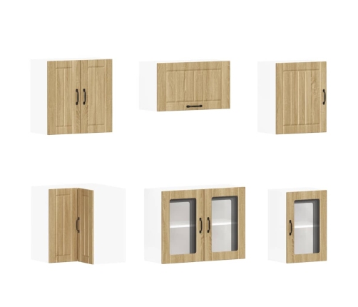 11-Daļīgs Virtuves Skapītis Komplekts, Lucca, Ozolkoka Vidaxl