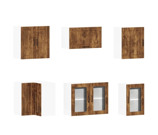 11-Daļīgs Virtuves Skapītis Komplekts, Lucca, Ozola Krāsa Vidaxl