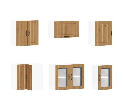 11-Daļīgs Virtuves Skapītis Komplekts, Lucca, Koka Karas Vidaxl