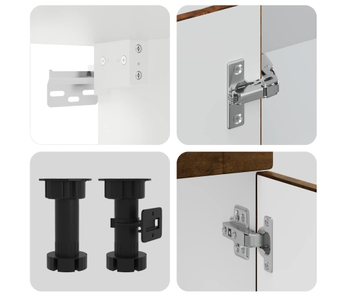 11-Daļīgs Virtuves Skapītis Komplekts, Porto, Ozola Krāsa Vidaxl