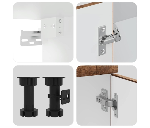 11-Daļīgs Virtuves Skapītis Komplekts, Porto, Veca Koka Vidaxl