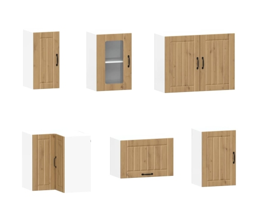 vidaXL 11-daļīgs virtuves skapītis komplekts, Kalmar, koka karas