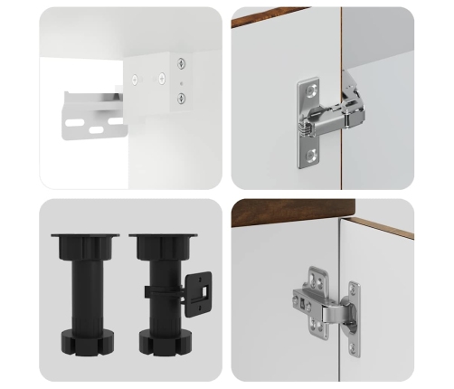 11-Daļīgs Virtuves Skapītis Komplekts, Lucca, Ozola Krāsa Vidaxl