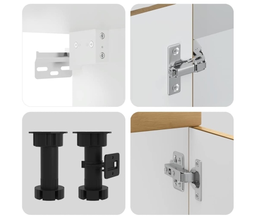 11-Daļīgs Virtuves Skapītis Komplekts, Lucca, Koka Karas Vidaxl