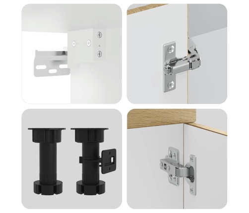 11-Daļīgs Virtuves Skapītis Komplekts, Porto, Ozolkoka Vidaxl