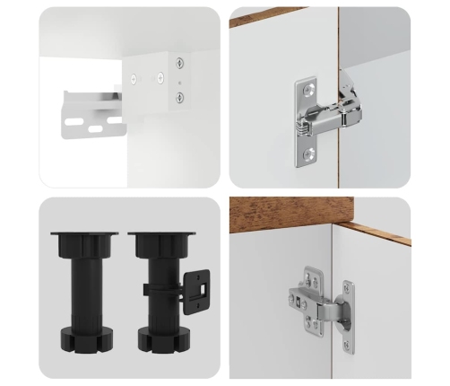 11-Daļīgs Virtuves Skapītis Komplekts, Porto, Veca Koka Vidaxl