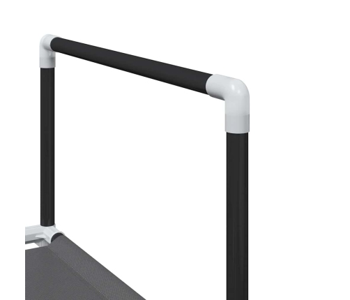 10-Līmeņu Apavu Plaukti, 2 Gab., 33X33X174 Cm, Neausts Audums Vidaxl