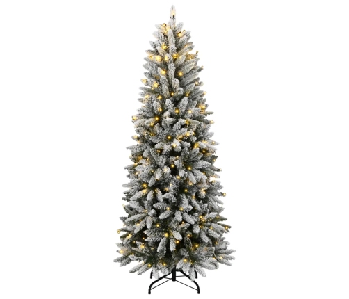 Mākslīgā Ziemassvētku Egle Ar Sniegu, 180 Cm, 300 Led Vidaxl