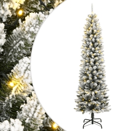 vidaXL mākslīgā Ziemassvētku egle ar sniegu, 120 cm, 150 LED vidaXL mākslīgā Ziemassvētku egle ar sniegu, 120 cm, 150 LED