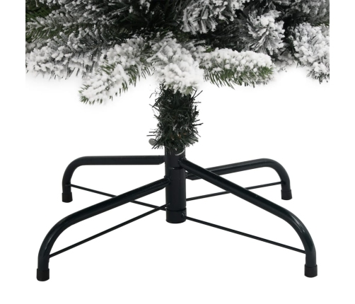 vidaXL mākslīgā Ziemassvētku egle ar sniegu, 120 cm, 150 LED