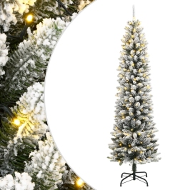 Mākslīgā Ziemassvētku Egle Ar Sniegu, 150 Cm, 150 Led Vidaxl Mākslīgā Ziemassvētku Egle Ar Sniegu, 150 Cm, 150 Led Vidaxl