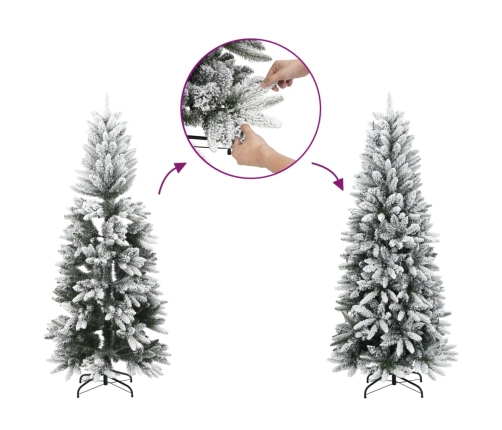 Mākslīgā Ziemassvētku Egle Ar Sniegu, 180 Cm, 300 Led Vidaxl