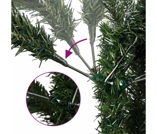 Mākslīgā Ziemassvētku Egle, 120 Cm, 150 Led Vidaxl