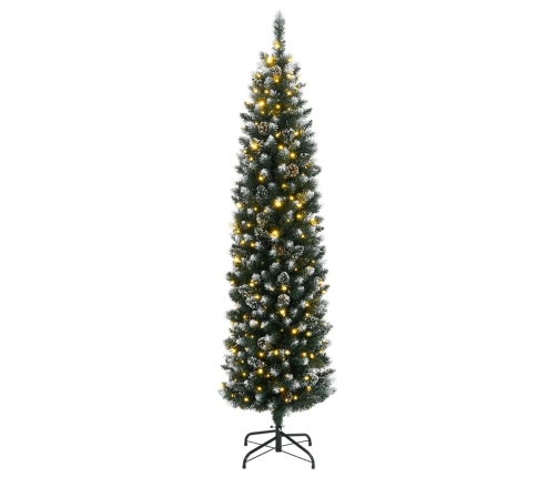 Mākslīgā Ziemassvētku Egle, Šaura, 120 Cm, 150 Led Vidaxl