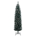 vidaXL mākslīgā Ziemassvētku egle, šaura, 150 cm, 150 LED