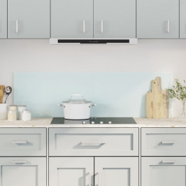 Virtuves Sienas Paneļi, 2 Gab., 70X50 Cm, Rūdīts Stikls, Balts Vidaxl