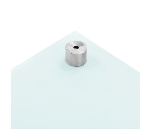 vidaXL virtuves sienas paneļi, 2 gab., 80x60 cm, rūdīts stikls, balts