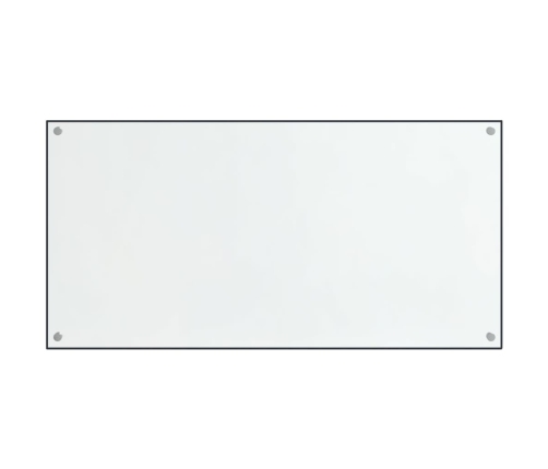 vidaXL virtuves paneļi, 2 gab., 80x50 cm, rūdīts stikls, caurspīdīgi