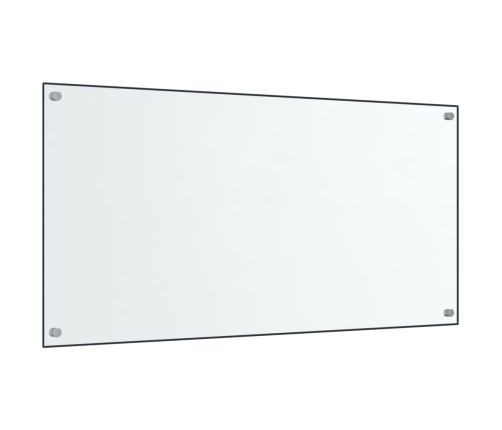 vidaXL virtuves paneļi, 2 gab., 80x50 cm, rūdīts stikls, caurspīdīgi