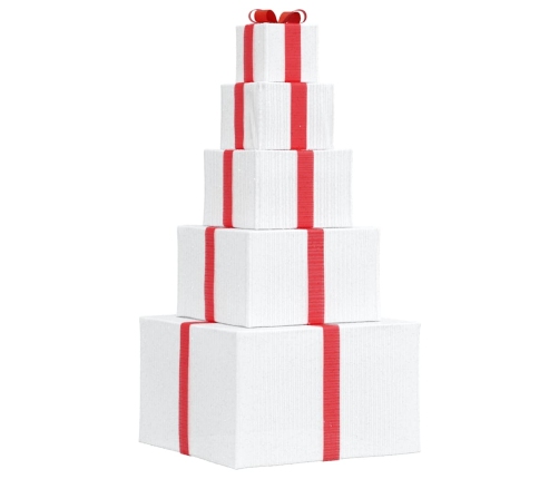 Ziemassvētku Rotājumu Dāvanu Kastīte 250 Led Diodes Silti Balta Vidaxl