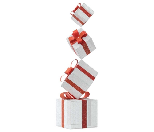 Ziemassvētku Rotājumu Dāvanu Kastīte 80 Gaismas Diodes Silti Vidaxl