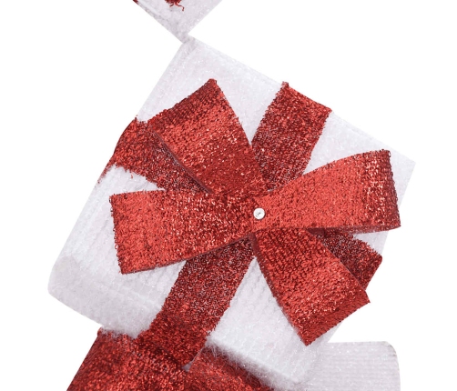 Ziemassvētku Rotājumu Dāvanu Kastīte 80 Gaismas Diodes Silti Vidaxl