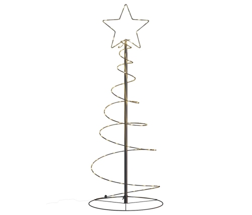 Led Ziemassvētku Eglīte 80 Led Silti Balta 120 Cm Vidaxl