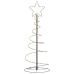 Led Ziemassvētku Eglīte 80 Led Silti Balta 120 Cm Vidaxl