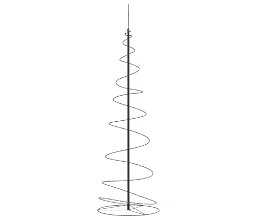 Led Ziemassvētku Eglīte 120 Led Silti Balta 180 Cm Vidaxl