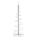 Led Ziemassvētku Eglīte 120 Led Silti Balta 180 Cm Vidaxl