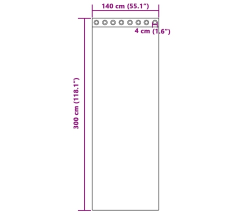 Voile Aizkari Ar Starplikām, 2 Gab., Krēmkrāsa, 140X300 Cm Vidaxl
