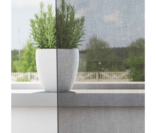 Voile Aizkari Ar Starplikām, 2 Gab., Tumši Pelēki, 140X245 Cm Vidaxl