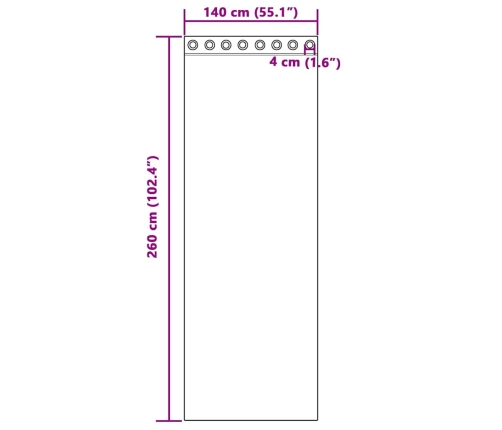Voile Aizkari Ar Starplikām, 2 Gab., Tumši Pelēki, 140X260 Cm Vidaxl