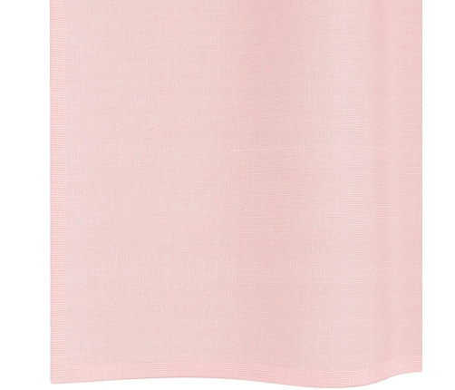 Voile Aizkari Ar Starplikām, 2 Gab., Gaiši Rozā, 140X225 Cm Vidaxl