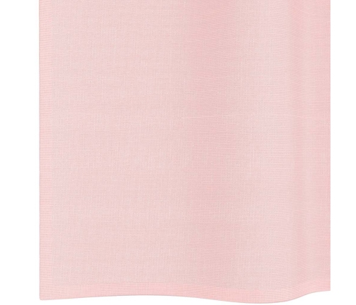 Voile Aizkari Ar Starplikām, 2 Gab., Gaiši Rozā, 140X300 Cm Vidaxl