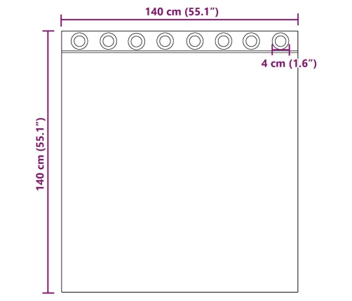 Voile Aizkari Ar Starplikām, 2 Gab., Oranži, 140X140 Cm Vidaxl