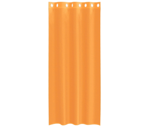 Voile Aizkari Ar Starplikām, 2 Gab., Oranži, 140X225 Cm Vidaxl