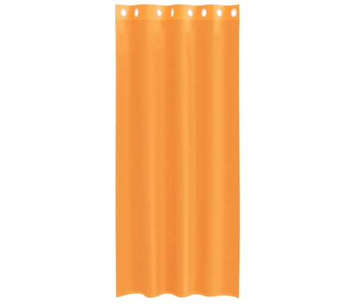 Voile Aizkari Ar Starplikām, 2 Gab., Oranži, 140X245 Cm Vidaxl