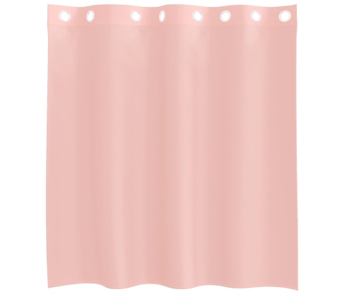 Voile Aizkari Ar Starplikām, 2 Gab., Rozā, 140X140 Cm Vidaxl