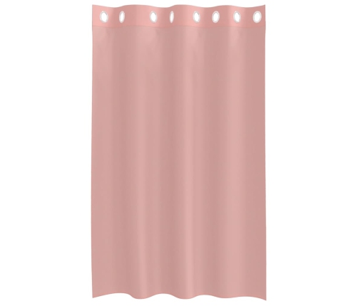 Voile Aizkari Ar Starplikām, 2 Gab., Rozā, 140X175 Cm Vidaxl