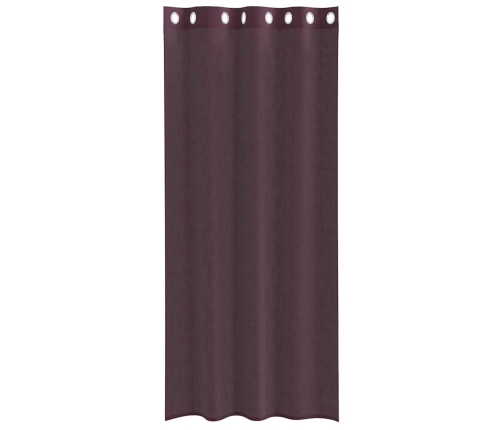 Voile Aizkari Ar Starplikām, 2 Gab., Violeti, 140X225 Cm Vidaxl