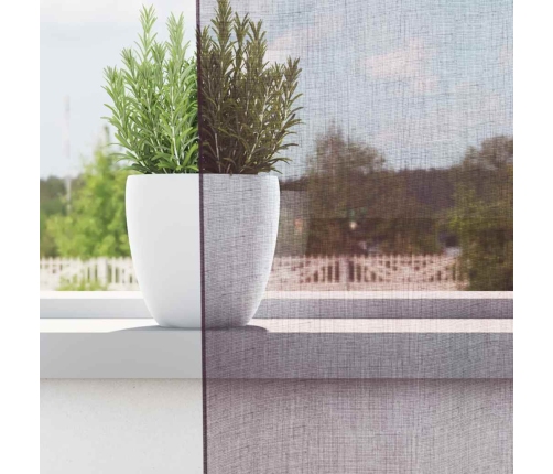 Voile Aizkari Ar Starplikām, 2 Gab., Violeti, 140X245 Cm Vidaxl