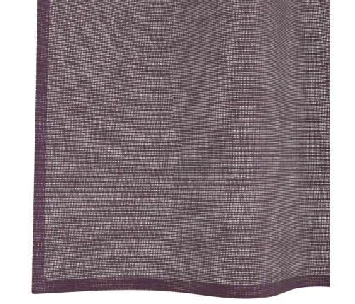 Voile Aizkari Ar Starplikām, 2 Gab., Violeti, 140X245 Cm Vidaxl