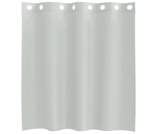 Voile Aizkari Ar Starplikām, 2 Gab., Gaiši Pelēki, 140X140 Cm Vidaxl
