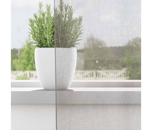 Voile Aizkari Ar Starplikām, 2 Gab., Gaiši Pelēki, 140X225 Cm Vidaxl