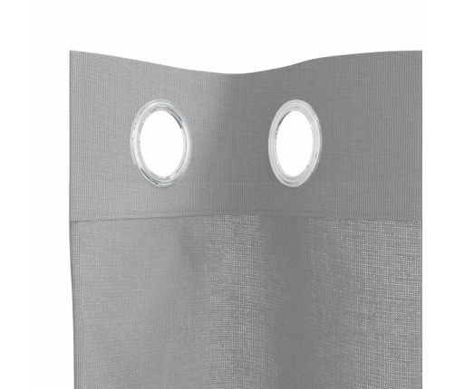 Voile Aizkari Ar Starplikām, 2 Gab., Gaiši Pelēki, 140X260 Cm Vidaxl