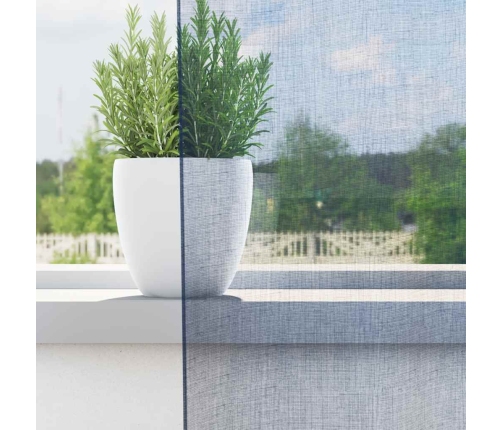 Voile Aizkari Ar Starplikām, 2 Gab., Koši Zili Vidaxl