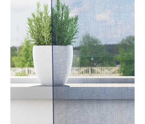 Voile Aizkari Ar Starplikām, 2 Gab., Koši Zili Vidaxl