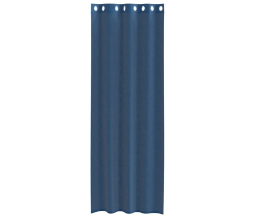 Voile Aizkari Ar Starplikām, 2 Gab., Koši Zili Vidaxl